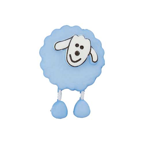 447470180064 - Sheep Button - Light Blue
